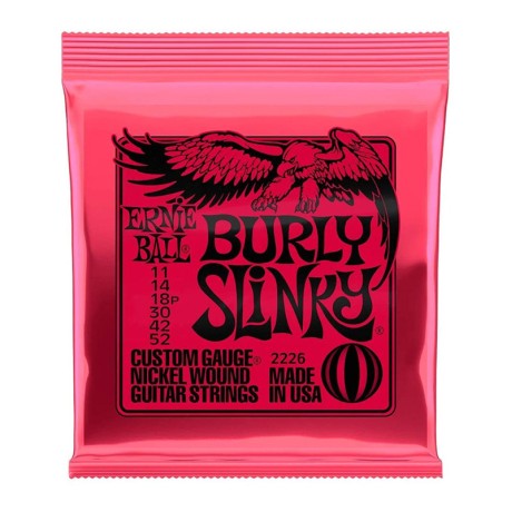 سیم گیتار الکتریک ارنی بال Ernie Ball 2226 Burly Slinky 11-52