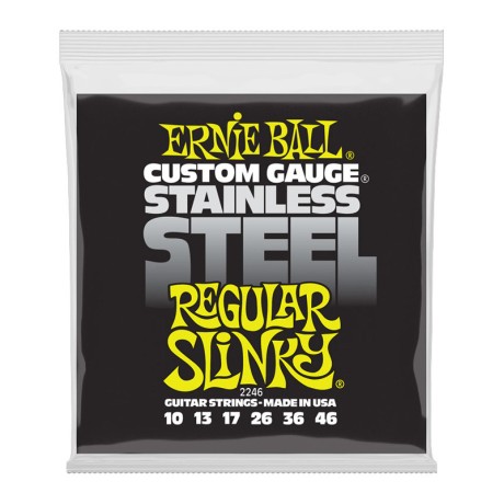 سیم گیتار الکتریک ارنی بال Ernie Ball 2246 Regular Slinky Stainless Steel 10-46