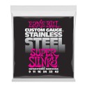 سیم گیتار الکتریک Ernie Ball 2248 Super Slinky Stainless Steel 09-42