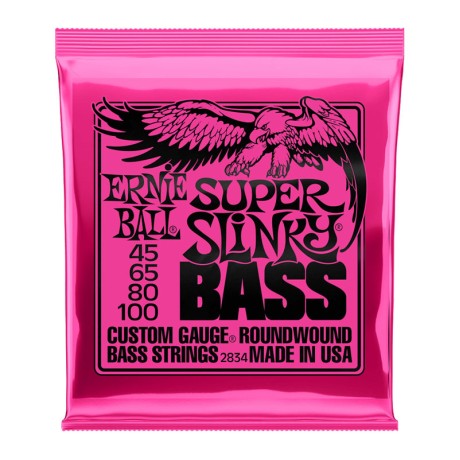 سیم گیتار بیس ارنی بال Ernie Ball 2834 Super Slinky Bass 45-100