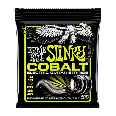 سیم گیتار الکتریک ارنی بال Ernie Ball 2721 Cobalt Regular Slinky 10-46