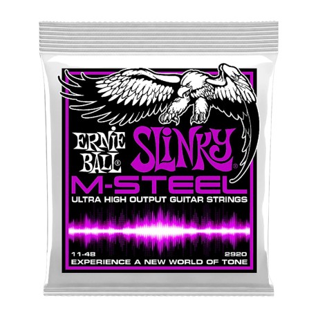 سیم گیتار الکتریک ارنی بال Ernie Ball 2920 M-Steel Power Slinky Electric Guitar Strings