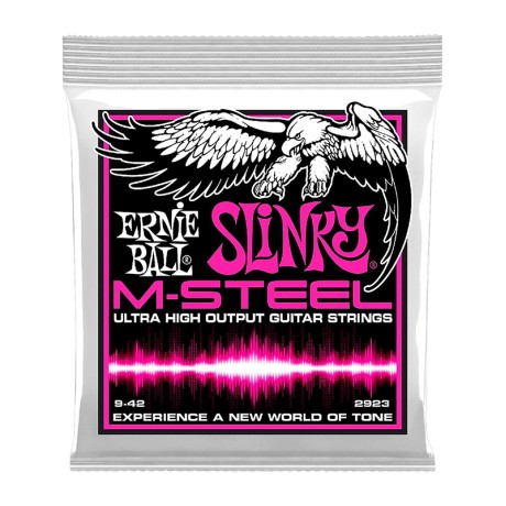 سیم گیتار الکتریک ارنی بال Ernie Ball 2923 M-Steel Super Slinky Electric Guitar Strings