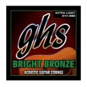 سیم گیتار آکوستیک GHS Bright Bronze Acoustic Guitar Strings 11-50
