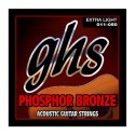 سیم گیتار آکوستیک Ghs Phosphor Bronze Acoustic Guitar Strings 11-50