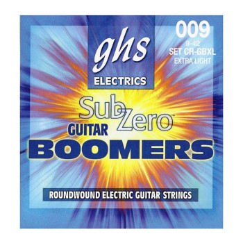 سیم گیتار الکتریک جی اچ اس GHS Sub-Zero Boomers Electric Guitar Strings 09-42