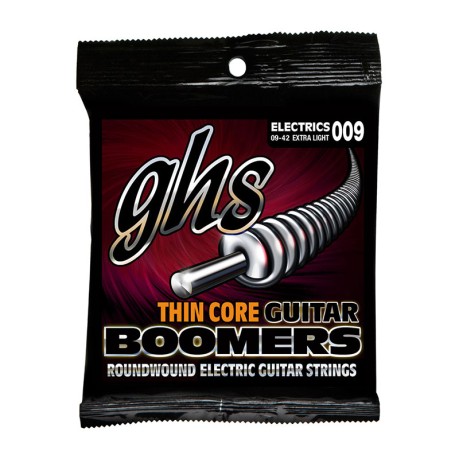 سیم گیتار الکتریک جی اچ اس GHS Thin Core Boomers Electric Guitar Strings 09-42