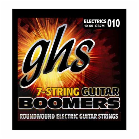سیم گیتار الکتریک جی اچ اس GHS Boomers 10-60 GB7M