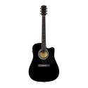 گیتار آکوستیک Squier SA 105CE Dreadnought Stained Hardwood Black
