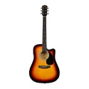 گیتار آکوستیک Squier SA 105CE Dreadnought Stained Hardwood Sunburst