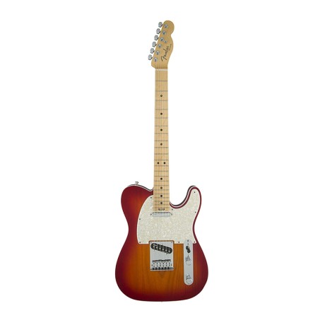 گیتار الکتریک فندر Fender American Elite Telecaster - Aged Cherry Burst w/ Maple Fingerboard