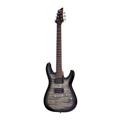 گیتار الکتریک شکتر Schecter C 6 Plus Charcoal Burst