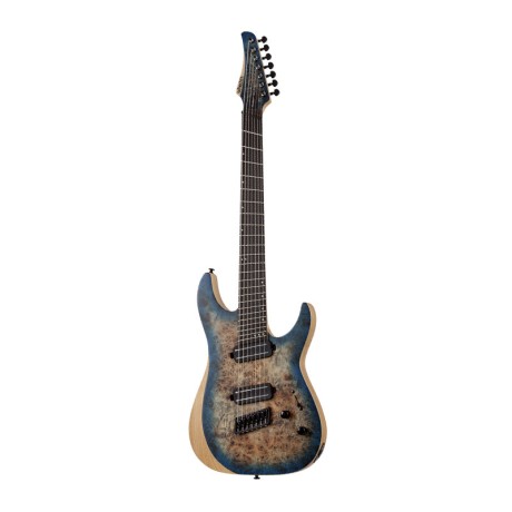 گیتار الکتریک شکتر Schecter Reaper-7 Multiscale - Satin Sky Burst SKU #1510