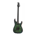 گیتار الکتریک Schecter C 6 FR Pro Aqua Burst