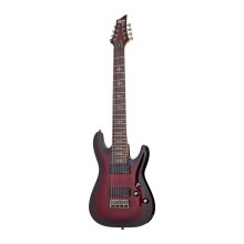 قیمت خرید فروش گیتار الکتریک شکتر Schecter Demon 8 Crimson Red Burst