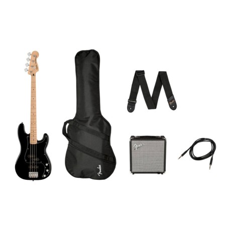 گیتار بیس فندر Squier Affinity Precision Bass PJ MN Pack Black