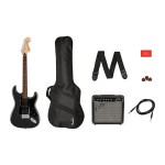 گیتار الکتریک فندر Squier Affinity Strat HSS LRL Pack Charcoal Frost Metallic