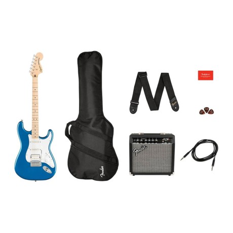 گیتار الکتریک فندر Squier Affinity Strat HSS MN Pack Lake Placid Blue