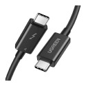 کابل رابط UGREEN Thunderbolt 4 Type C Male to Male Cable 0.8m Black US501 30389
