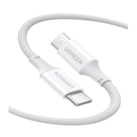 کابل رابط یوگرین UGREEN Type C 2.0 Male to Type C 2.0 Male 1m White US557 15267