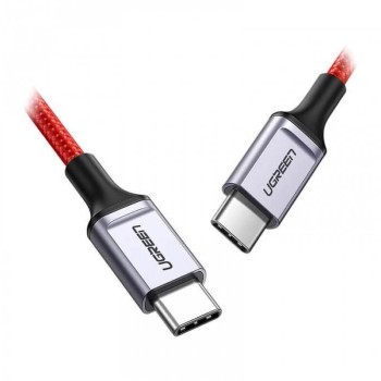 کابل رابط یوگرین UGREEN Type C to Type C USB 3.1 1m-Red