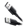 کابل رابط یوگرین UGREEN USB 2.0 A Male to Male Cable 1.5m Black US102 10310