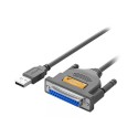 کابل رابط UGREEN USB 2.0 A to DB25 Female Parallel Print Cable 2m US167 20224