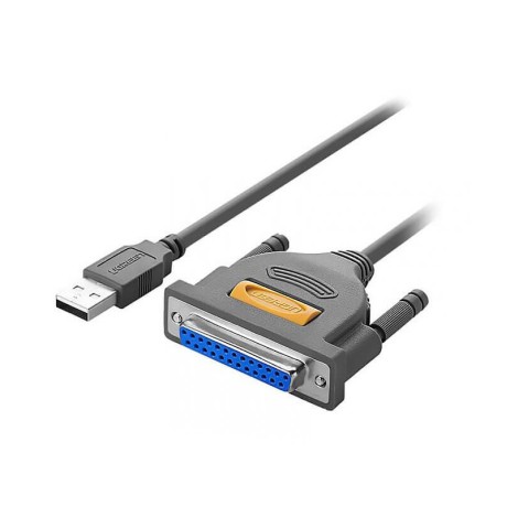 کابل رابط یوگرین UGREEN USB 2.0 A to DB25 Female Parallel Print Cable 2m US167 20224