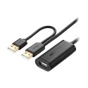 کابل رابط UGREEN USB 2.0 Active Extension Cable 10m US137 20214