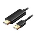 کابل رابط UGREEN USB 2.0 Data Link Cable 2m US166 20233