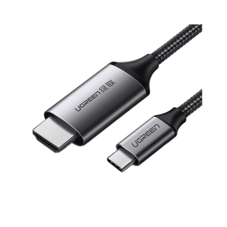 کابل رابط یوگرین UGREEN USB Type C to HDMI Cable Gray 1.5m MM142 50570