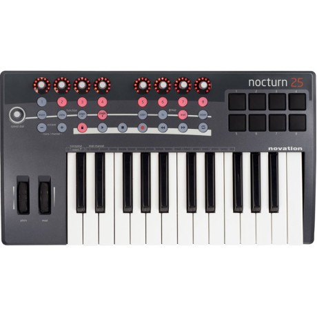 میدی کنترلر نویشن Novation Nocturn 25