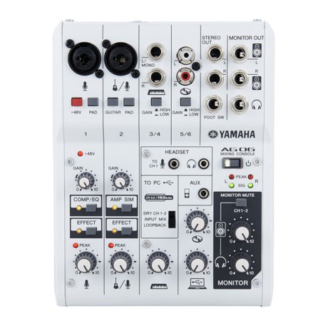میکسر و کارت صدا یاماها Yamaha AG06