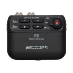 رکوردر یقه‌ای زوم زوم ZOOM F2 Black