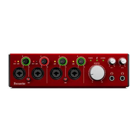 کارت صدا مخصوص سیستم عامل مک فوکوسرایت Focusrite Clarett 4Pre