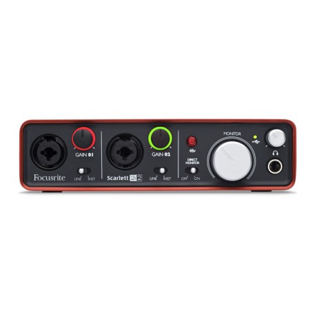 کارت صدا فوکوسرایت Focusrite Scarlett 2i2