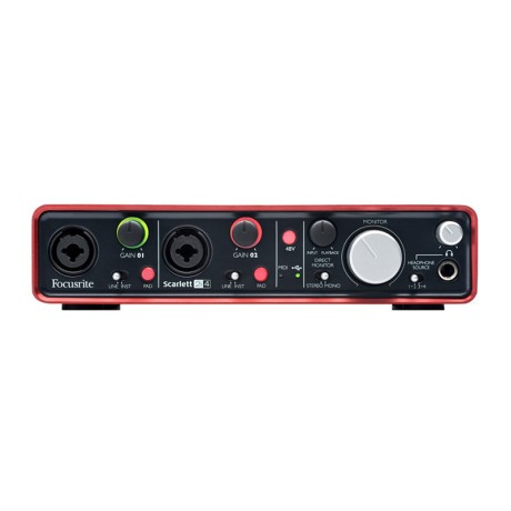 کارت صدا فوکوسرایت Focusrite Scarlett 2i4