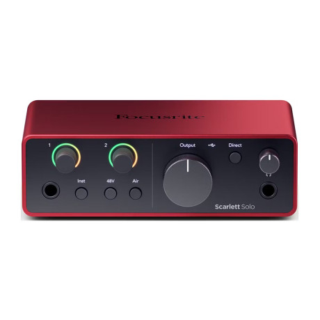 کارت صدا فوکوسرایت Focusrite Scarlett Solo 4th Gen