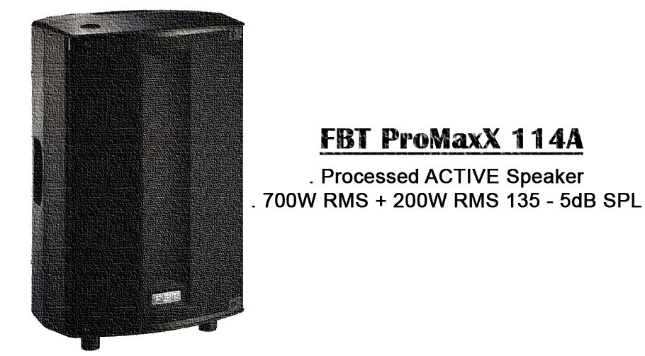 اسپیکر اکتیو FBT ProMaxX 114A