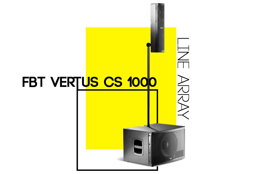 اسپیکر اکتیو FBT Vertus CS 1000