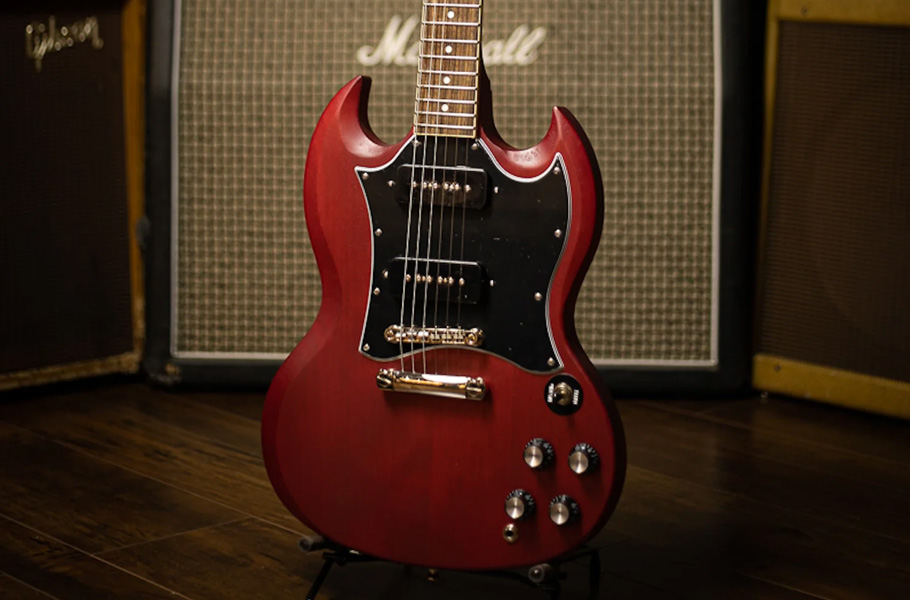 گیتار الکتریک Epiphone SG Classic P 90s Worn Cherry