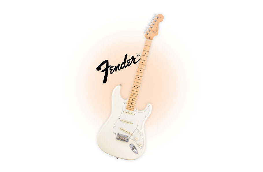 گیتار الکتریک Fender American Professional Stratocaster - Olympic White w/ Maple Fingerboard