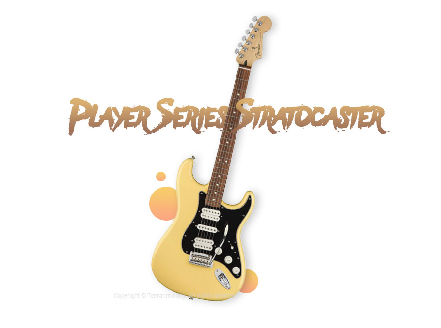 گیتار الکتریک Fender Player Series Stratocaster HSH - Buttercream w/ Pau Ferro Fingerboard