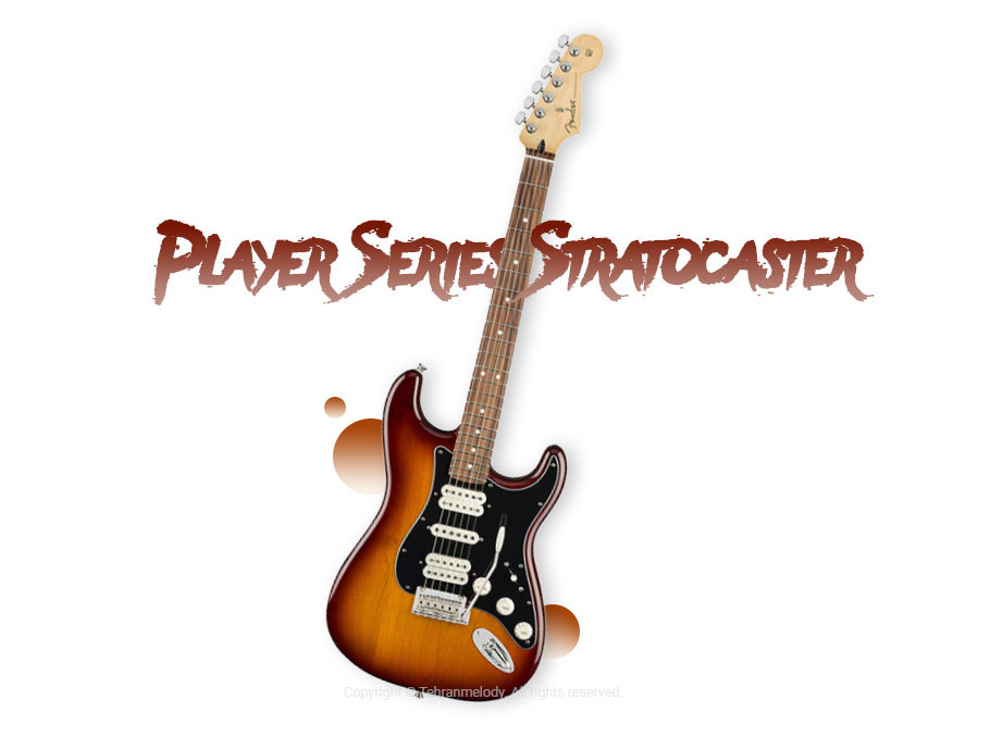 گیتار الکتریک Fender Player Series Stratocaster HSH - Tobacco Sunburst w/ Pau Ferro Fingerboard