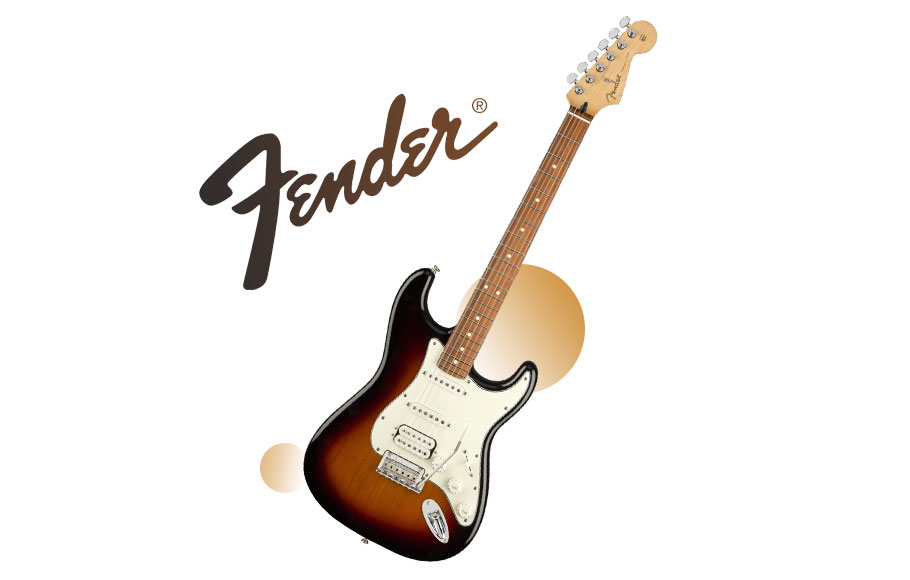 گیتار الکتریک Fender Player Series Stratocaster HSS - 3-Tone Sunburst w/ Pau Ferro Fingerboard