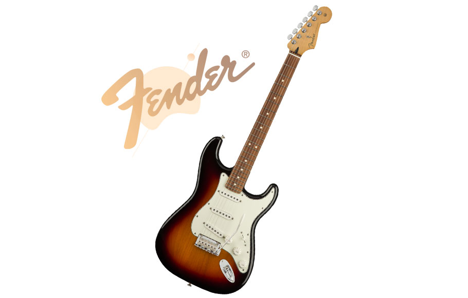 گیتار الکتریک Fender Player Series Stratocaster - 3-Tone Sunburst w/ Pau Ferro Fingerboard