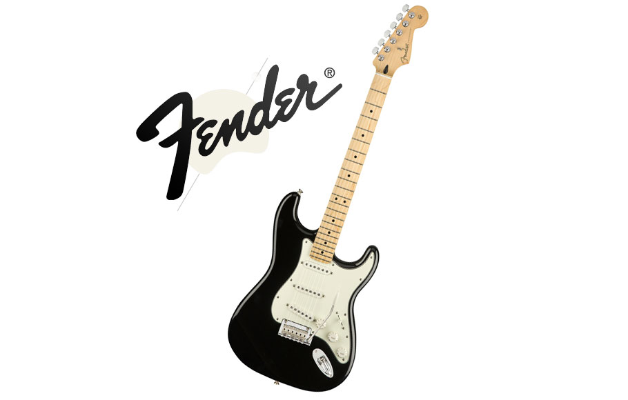 گیتار الکتریک Fender Player Series Stratocaster - Black w/ Maple Fingerboard