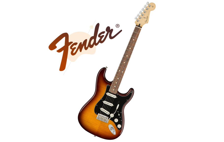 گیتار الکتریک Fender Player Series Stratocaster Plus Top - Tobacco Sunburst w/ Pau Ferro Fingerboard