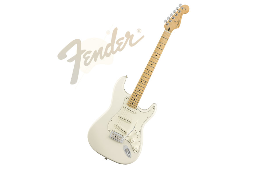 گیتار الکتریک Fender Player Series Stratocaster - Polar White w/ Maple Fingerboard