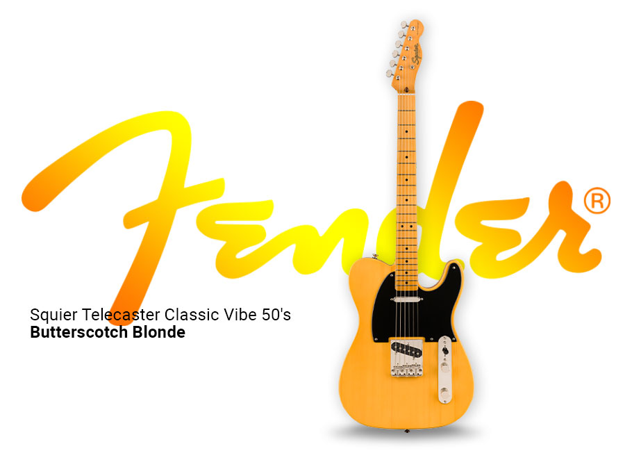 گیتار الکتریک Fender Squier Telecaster Classic Vibe 50's Butterscotch Blonde